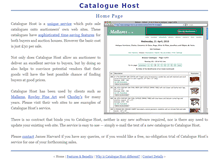 Tablet Screenshot of catalogue-host.co.uk